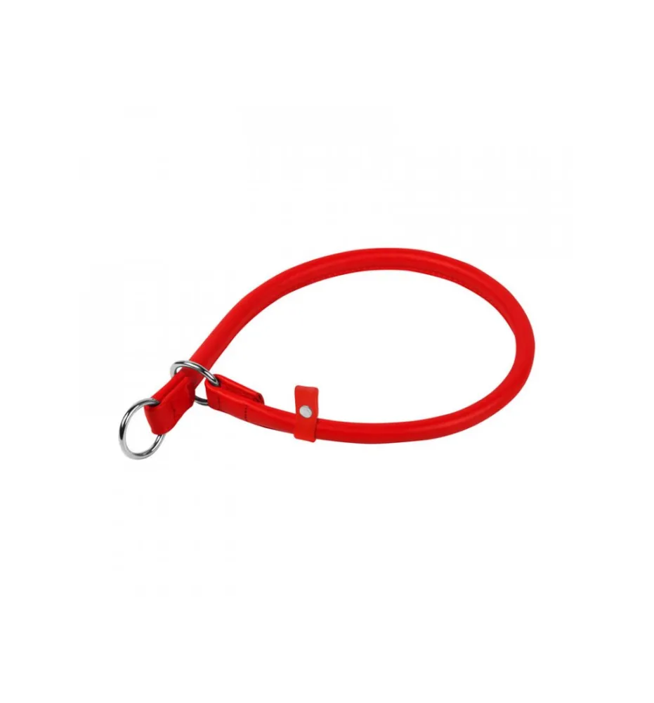 Collar Obojok okrúhly kožený škrtiaci, 70cm/13mm