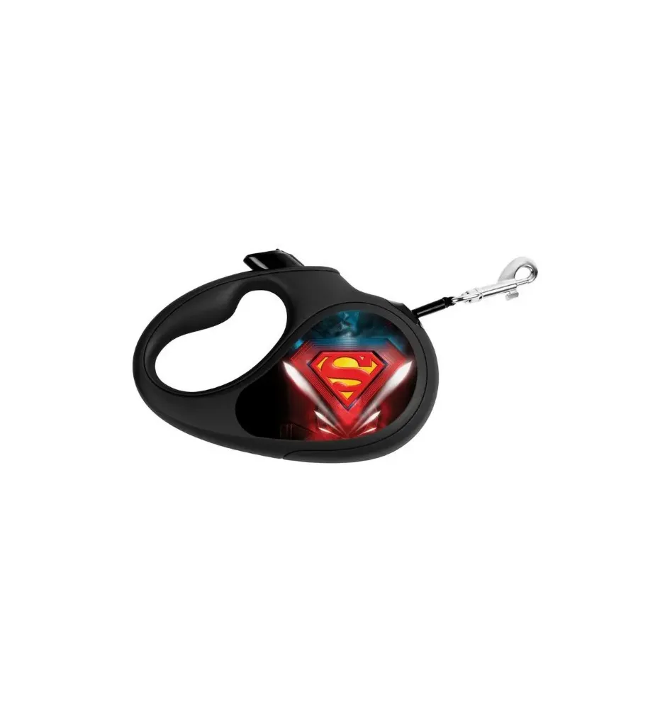 WAU DOG Vodítko samonavíjacie SUPERMAN M, 5m/25 kg