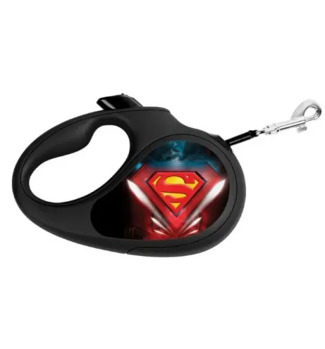 WAU DOG Vodítko samonavíjacie SUPERMAN M, 5m/25 kg