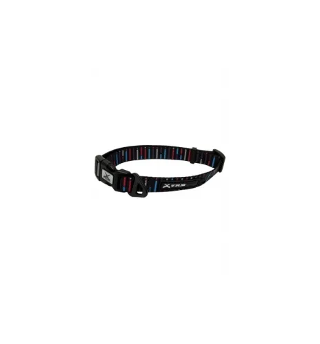 Papillon Nastaviteľný obojok Black nylon, 36-48 cm, čierna